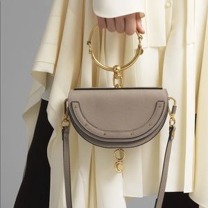 Chloe Nile Bracelet Minaudiere in Motty Grey